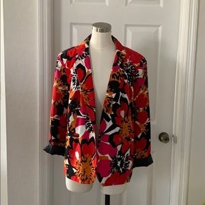 Floral blazer